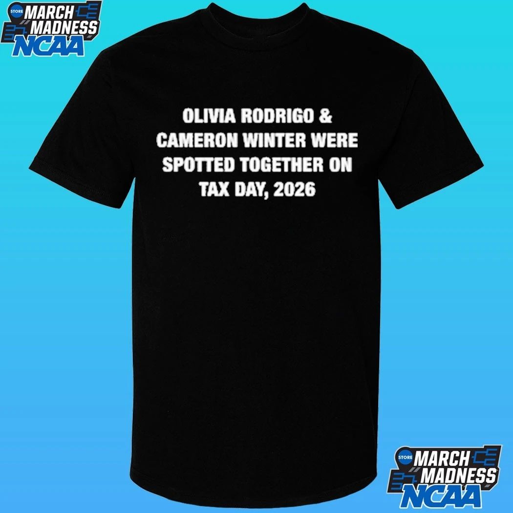 Olivia Rodrigo & Cameron Winter Were Spotted Together On Tax Day 2026 Shirt