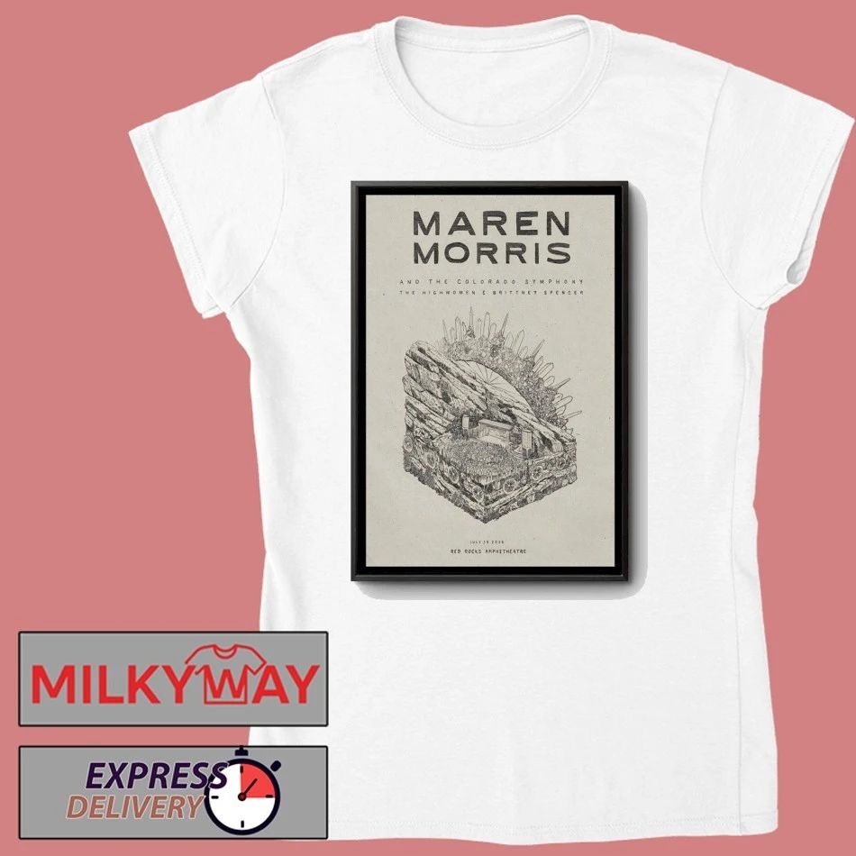 Maren Morris At Red Rocks Amphitheatre On Jul 19 2026 Poster shirt