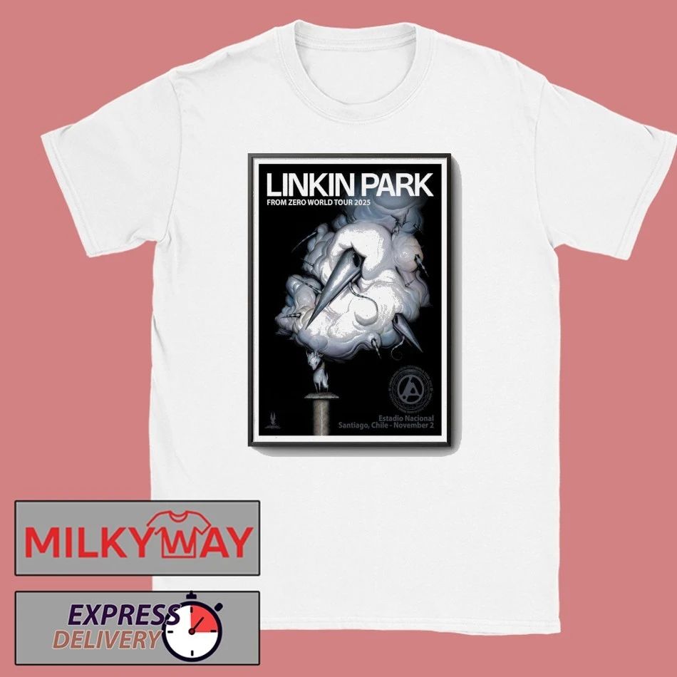 Linkin Park at Estadio nacional in Ñuñoa on Nov 02, 2025 Poster shirt