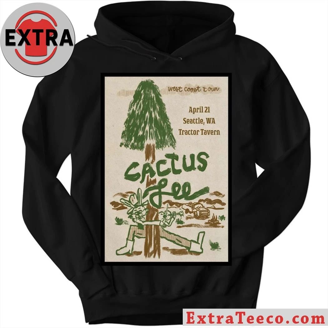 Cactus Lee 4 21 2026 Seattle WA Poster Shirt