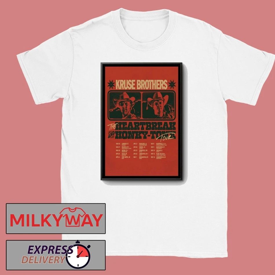Kruse Brothers 2026 Spring Tour Poster shirt