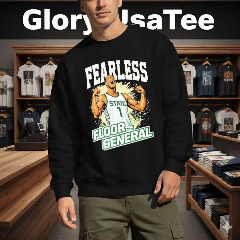 Jeremy Fears Jr Floor General Michigan State Spartans Shirt