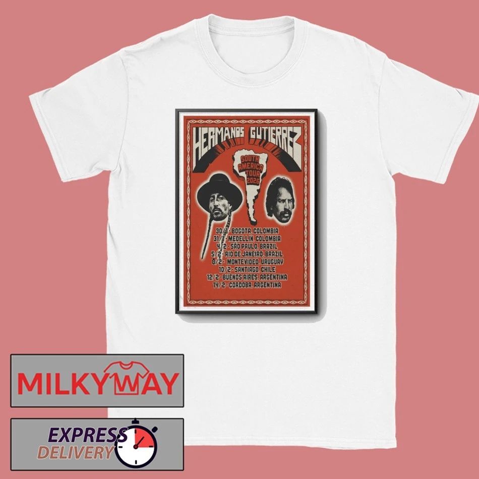 Poster Hermanos Gutierrez Tour Jan + Feb 2026 shirt