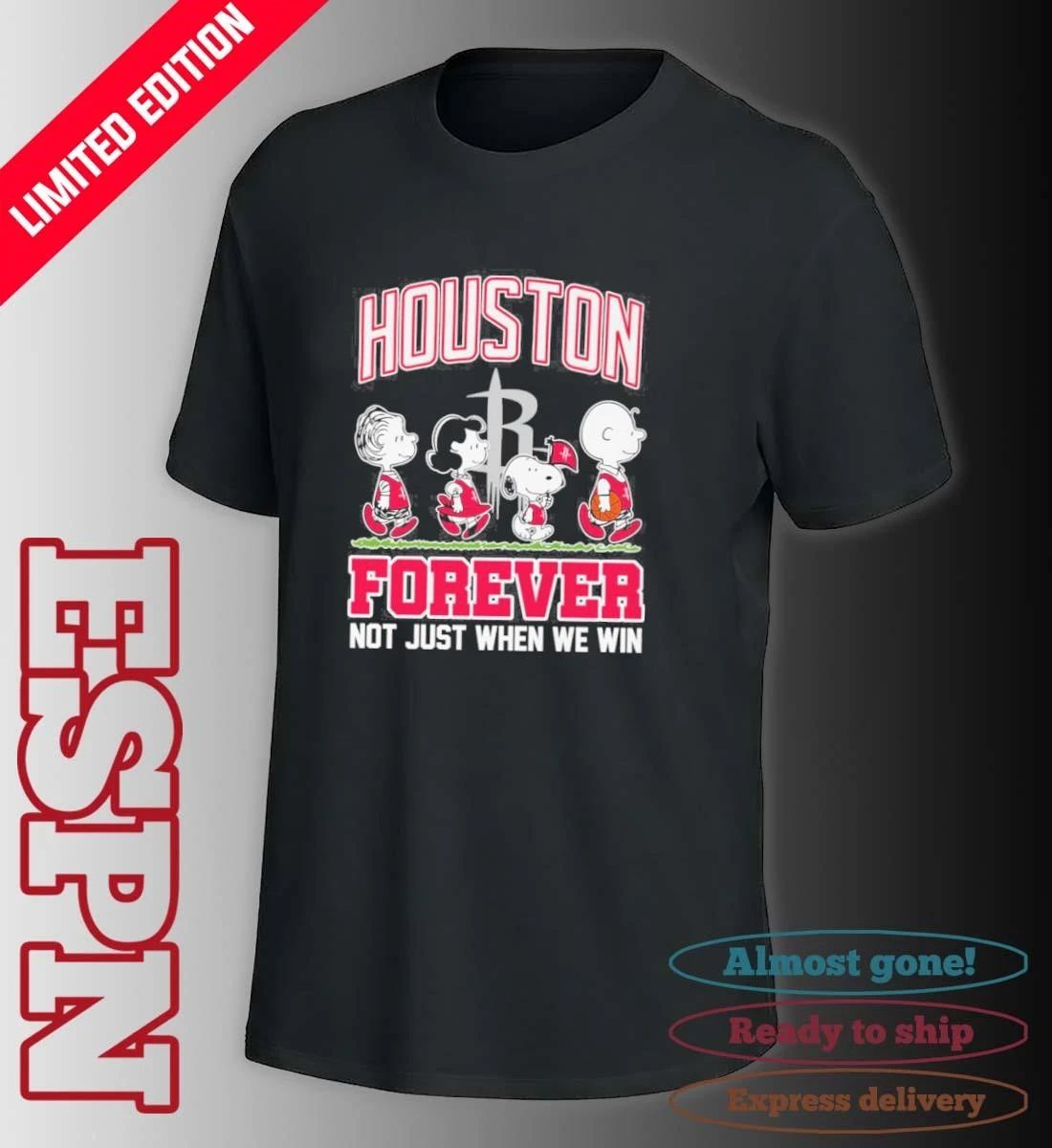 Forever The Peanuts Character X Houston Rockets Shirt