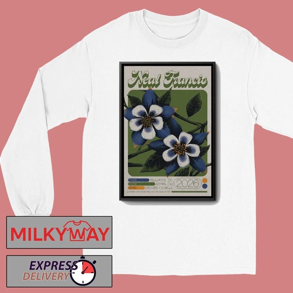 Neal Francis Colorado 2026 Shows Poster shirt