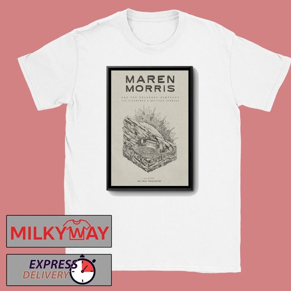 Maren Morris At Red Rocks Amphitheatre On Jul 19 2026 Poster shirt