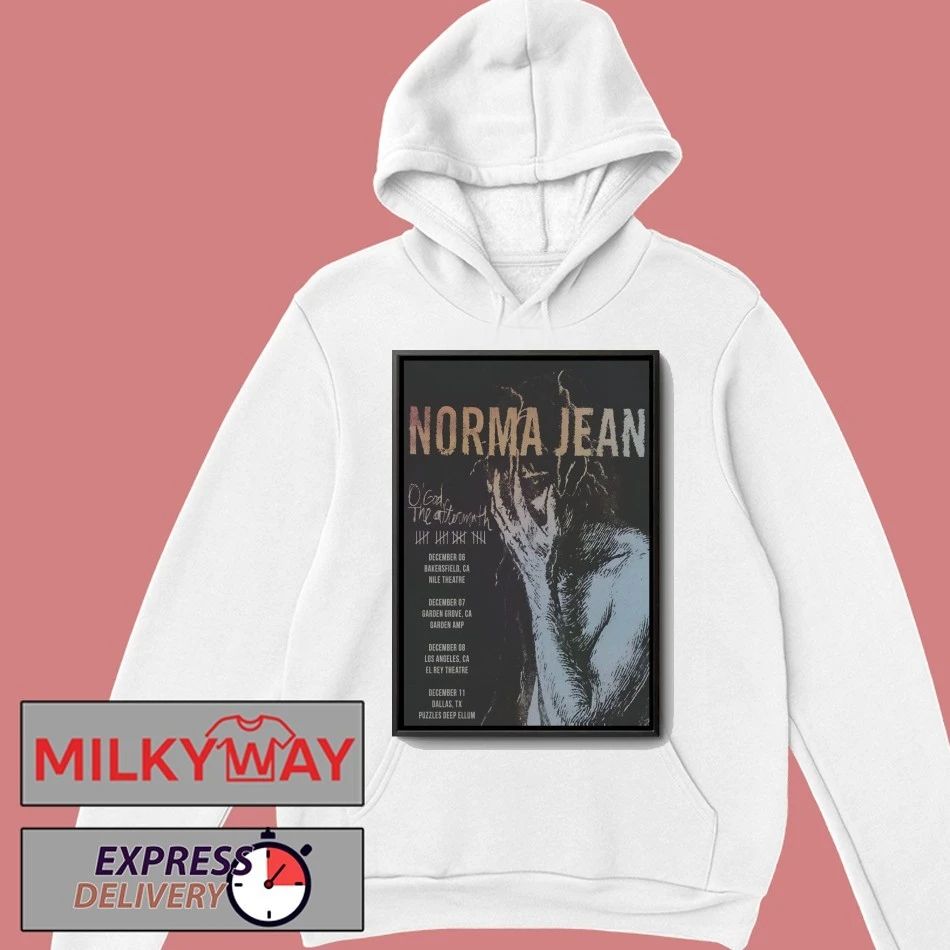 Norma Jean O’ God The Aftermath 2025 Shows Poster shirt
