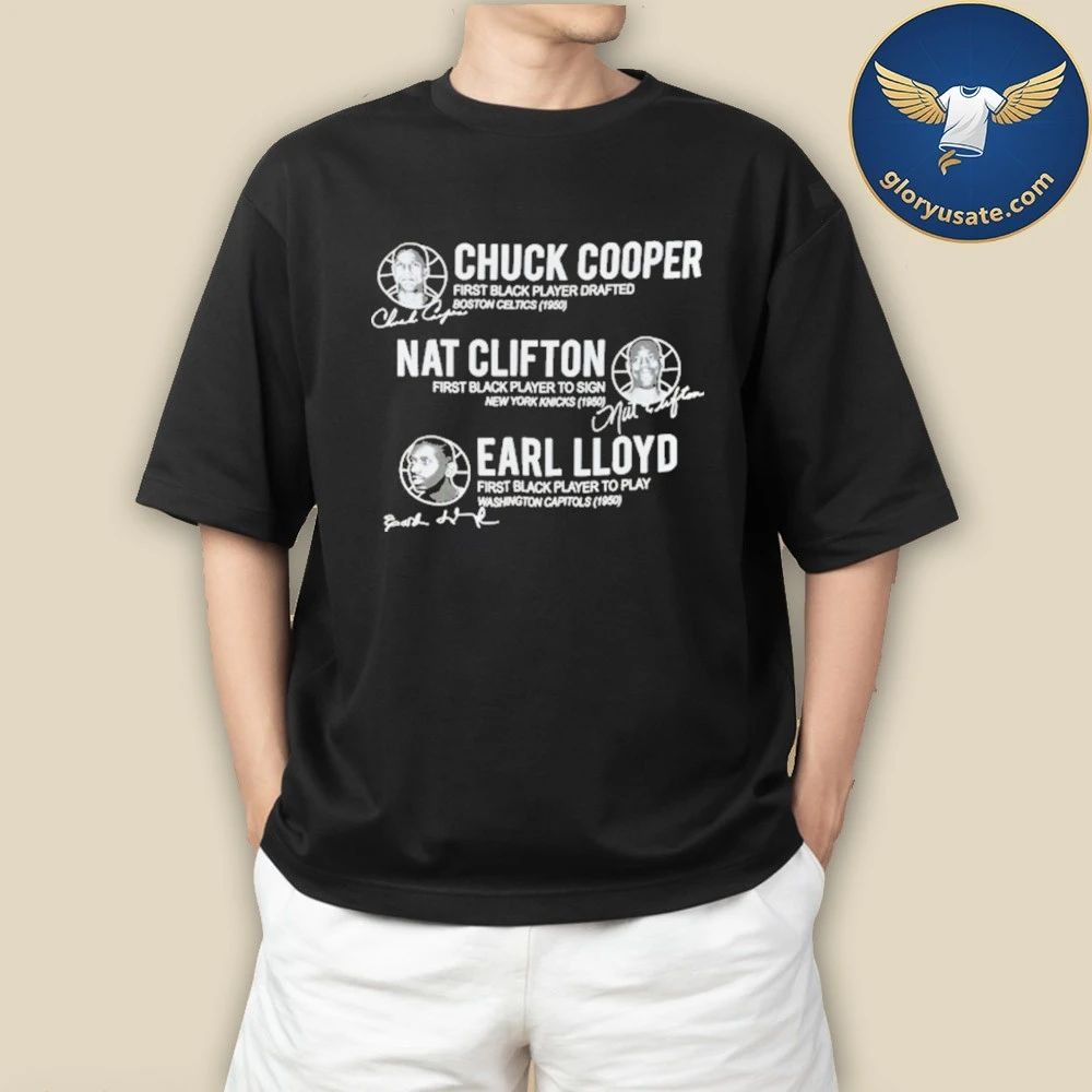 75Th Anniversary Nba Pioneers Cooper Clifton Lloyd Shirt