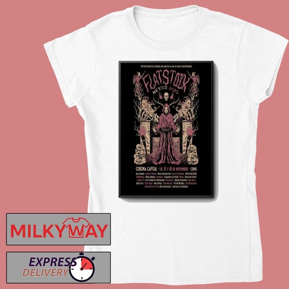 Flatstock 11 14-11 15 2025 Corona Capital Mexico Poster shirt