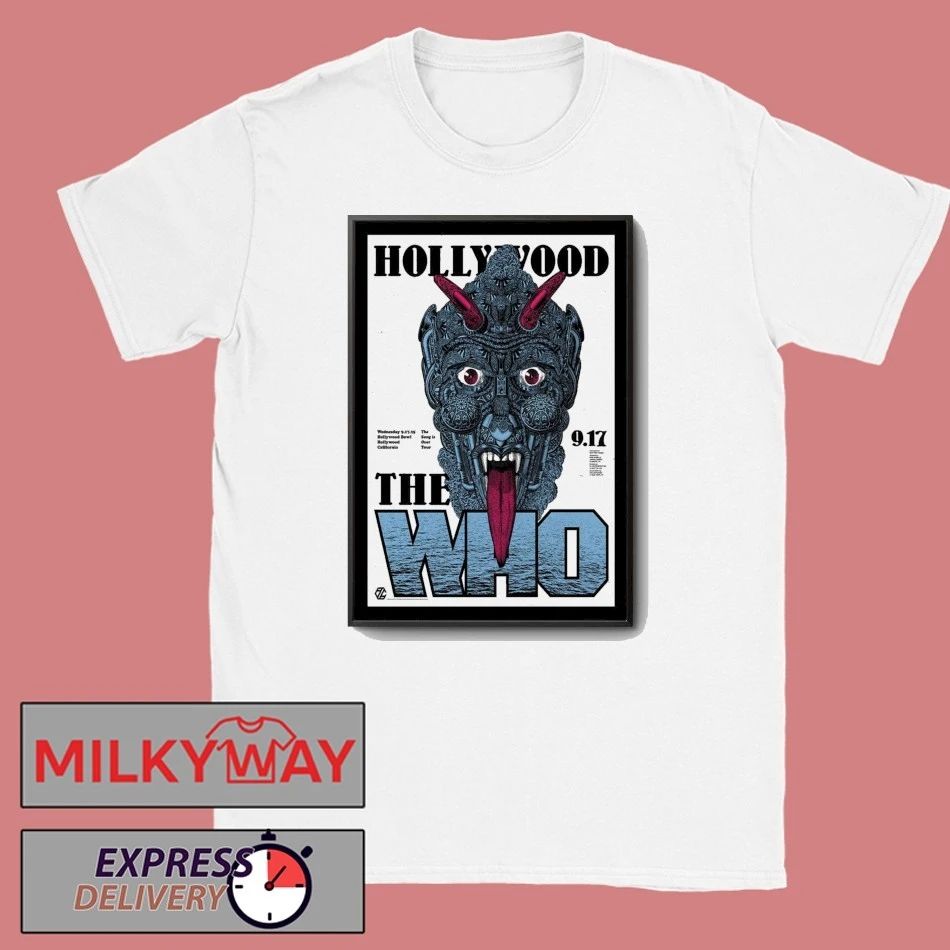 The Who Tour Hollywood, CA 09-17-2025 Poster shirt
