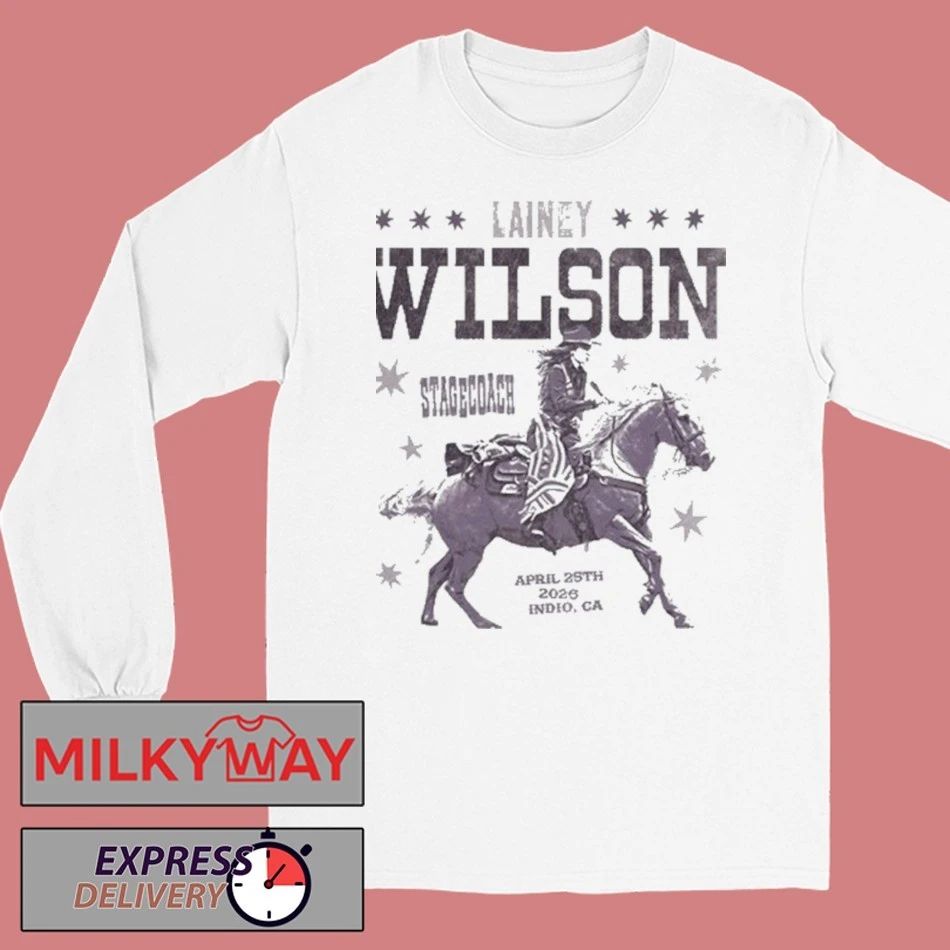 Lainey Wilson Stagecoach Rider Apr 25 2026 T Shirt