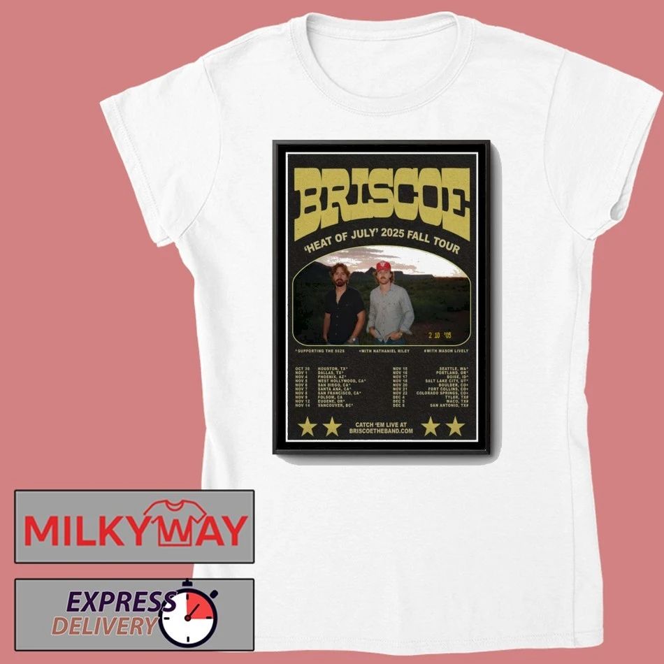 Briscoe Indie Folk Music Poster shirt