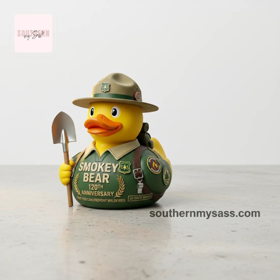 Smokey Bear 120th Anniversary US Forest Service Collectible Rubber Duck