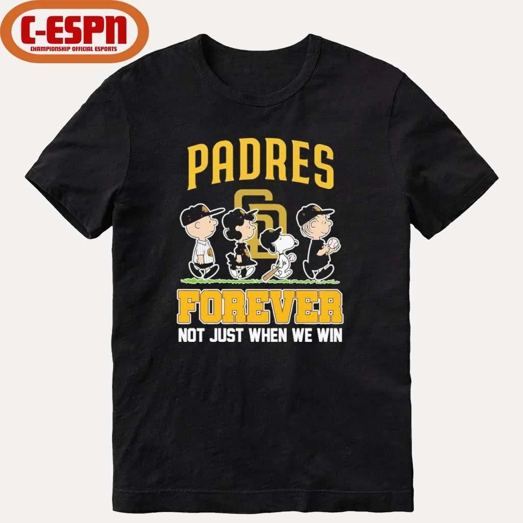 The Peanuts Characters Forever X San Diego Padres Shirt