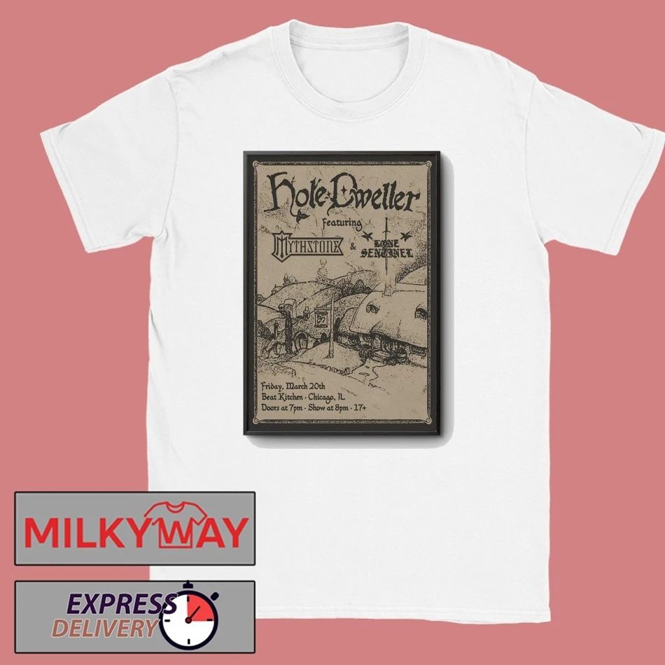 Hole Dweller Beat Kitchen in Chicago IL Mar 20 2026 Poster shirt