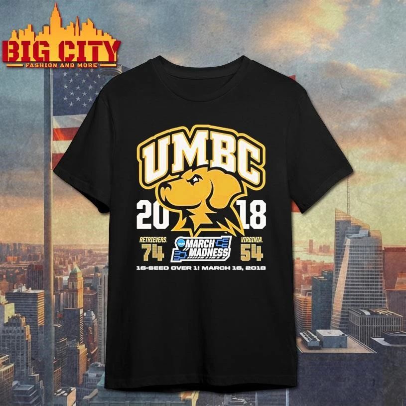Umbc Retrievers 2018 March Madness 16 Over 1 Shirt