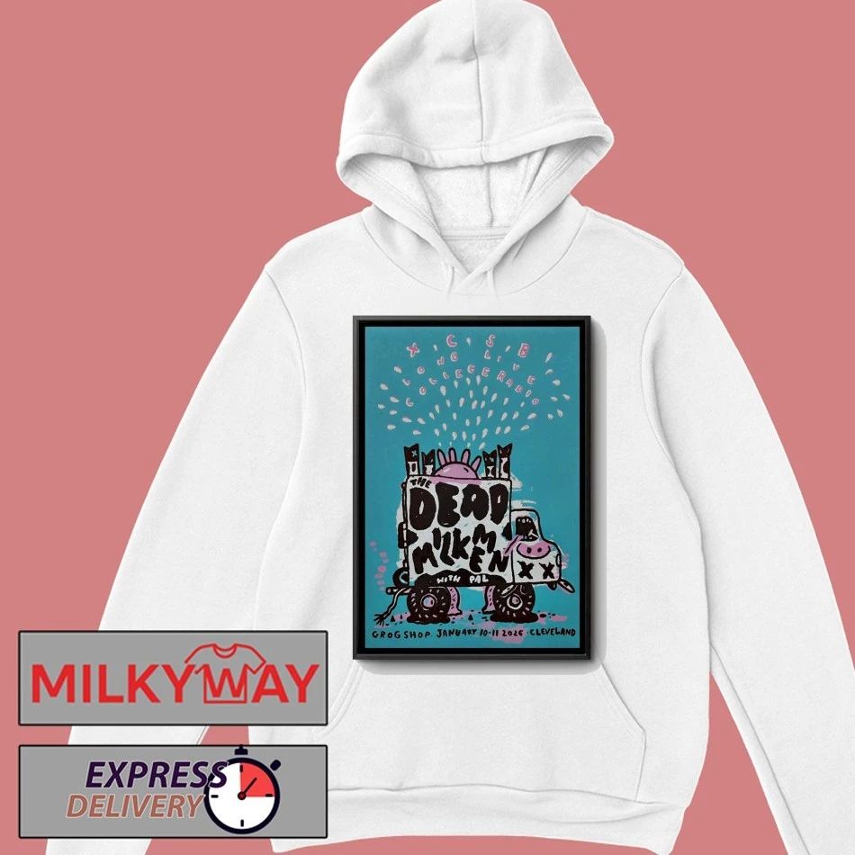 The Dead Milkmen 1 10-1 11 2026 Cleveland Heights OH Poster shirt