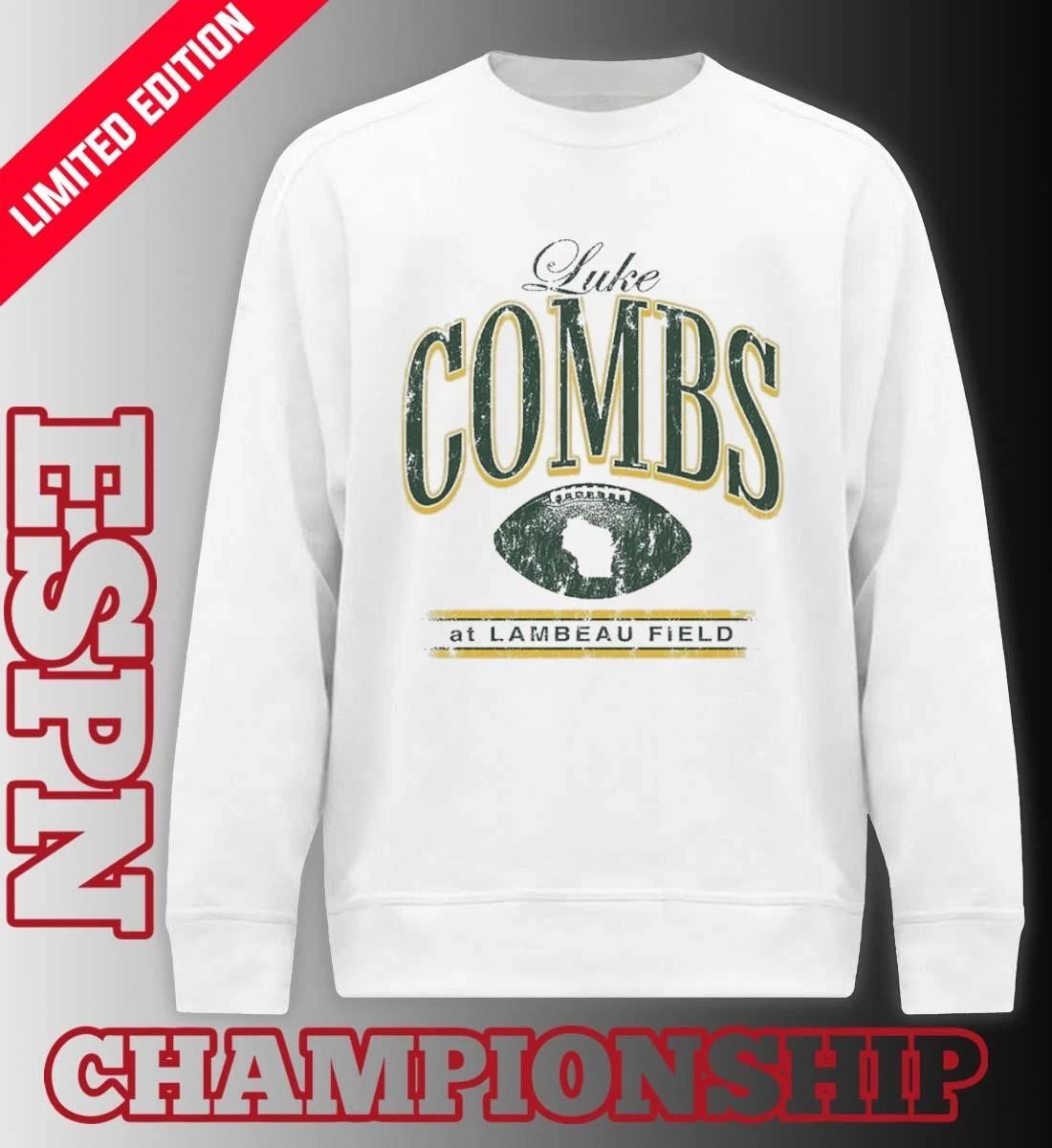 Luke Combs X Green Bay Packers Tour 2026 T-Shirt