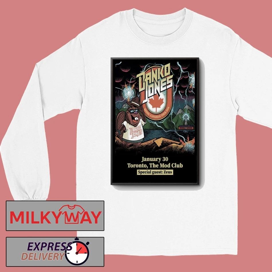 Danko Jones Jan 30 2026 The Mod Club In Toronto ON Poster shirt