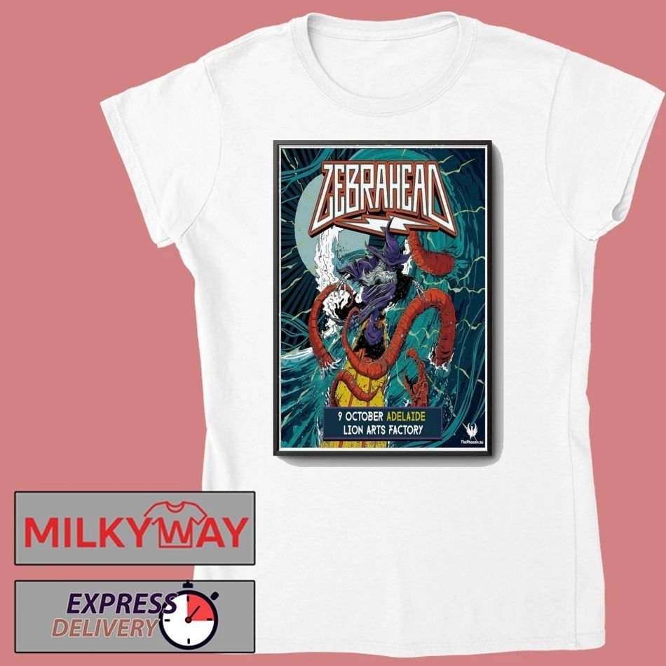Zebrahead Oct 9 2025 Lion Arts Factory Adelaide Australia Poster shirt