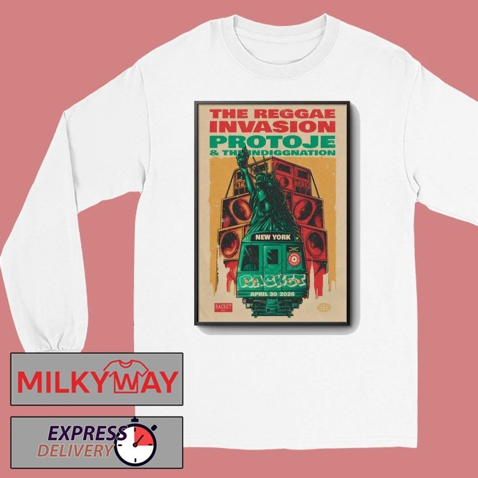 Protoje NYC Apr 30 2026 Tour Poster shirt