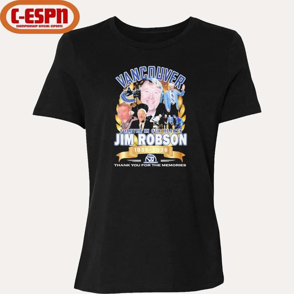 Vancouver Forever In Our Hearts Jim Robson 1935-2026 Shirt