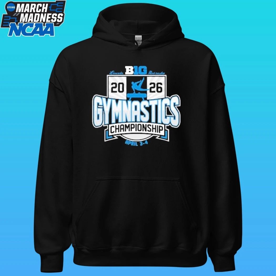 Big Ten Black 2026 Big Ten Men’s Gymnastics Championships Shirt