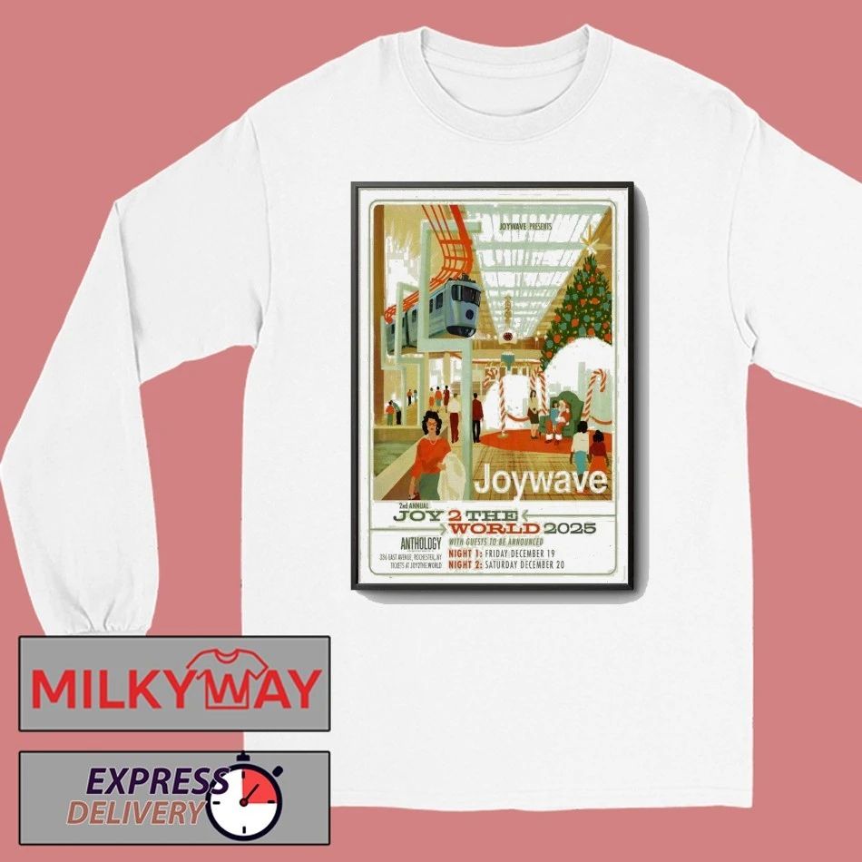 Joywave Anthology Rochester NY 12 19-12 20 2025 Poster shirt