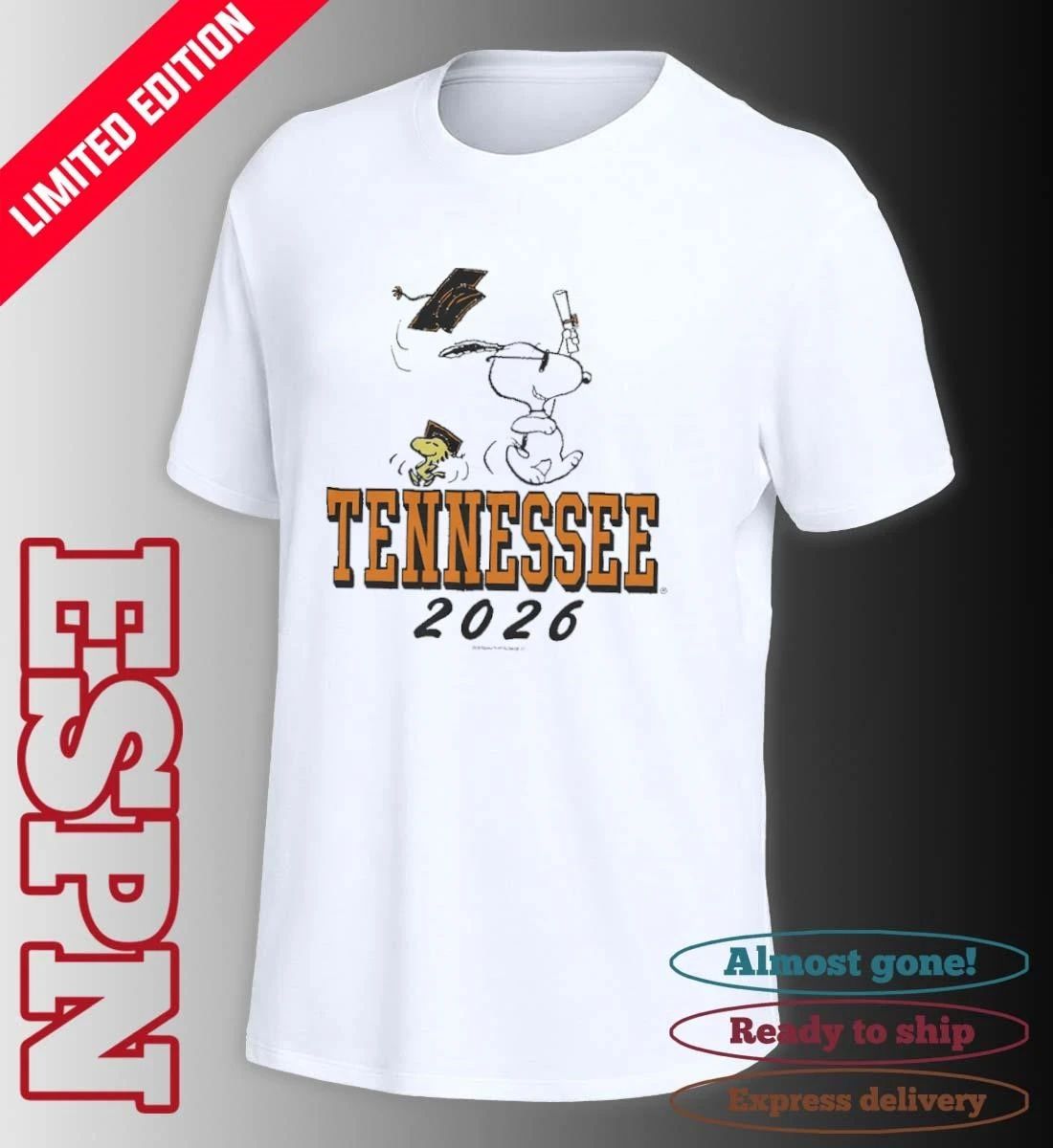 Peanuts x Tennessee Graduation 2026 Shirt