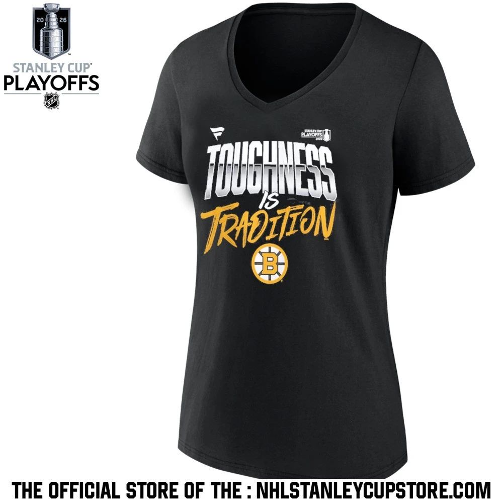 Boston Bruins Black 2026 Stanley Cup Playoffs Slogan Shirt
