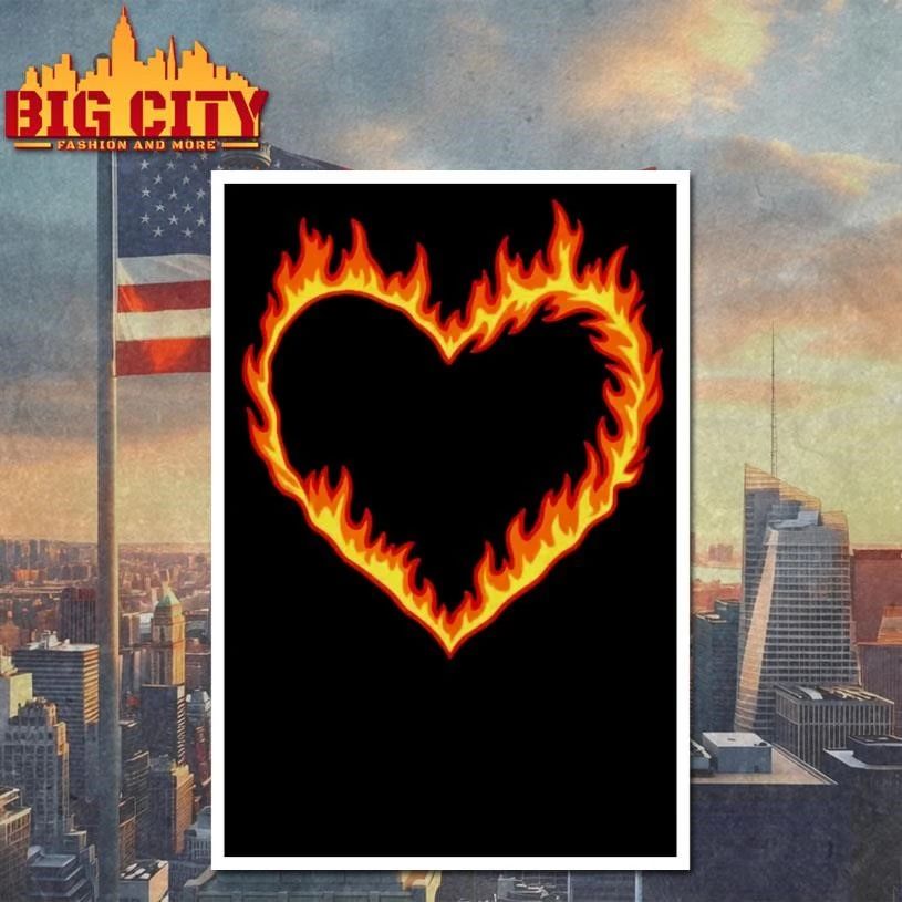 High Potential Morgan Croft Ring Of Fire Heart Shirt