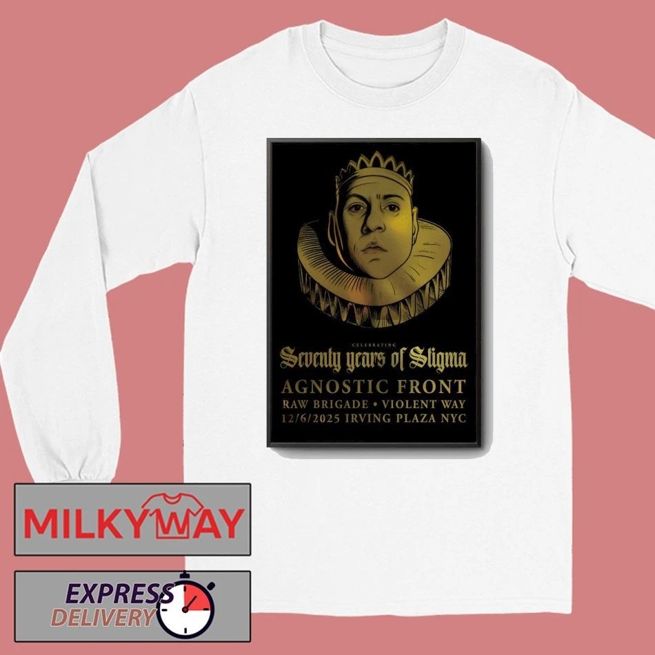 Agnostic Front At Irving Plaza On Dec 6 2025 Poster shirt