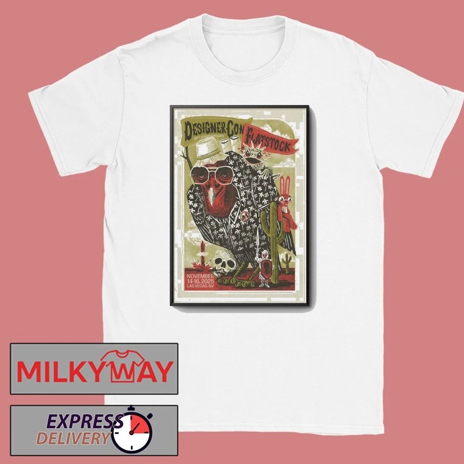 Flatstock 11 14-11 16 2025 Las Vegas NV Poster shirt