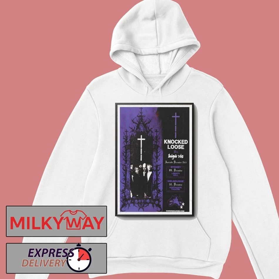 Knocked Loose & High Liberty Hall Moore Park Tour 2025 Poster shirt