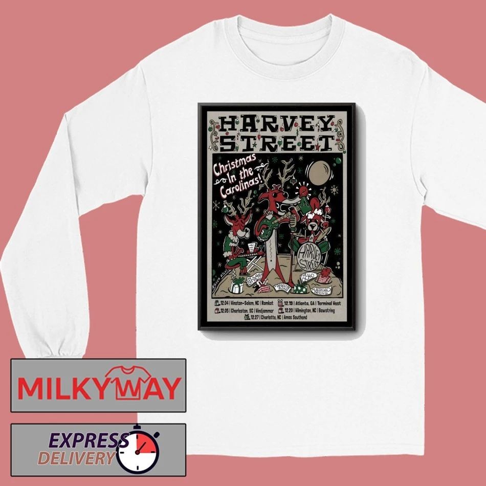 Harvey Street Christmas In The Carolinas 2026 Shows Poster shirt