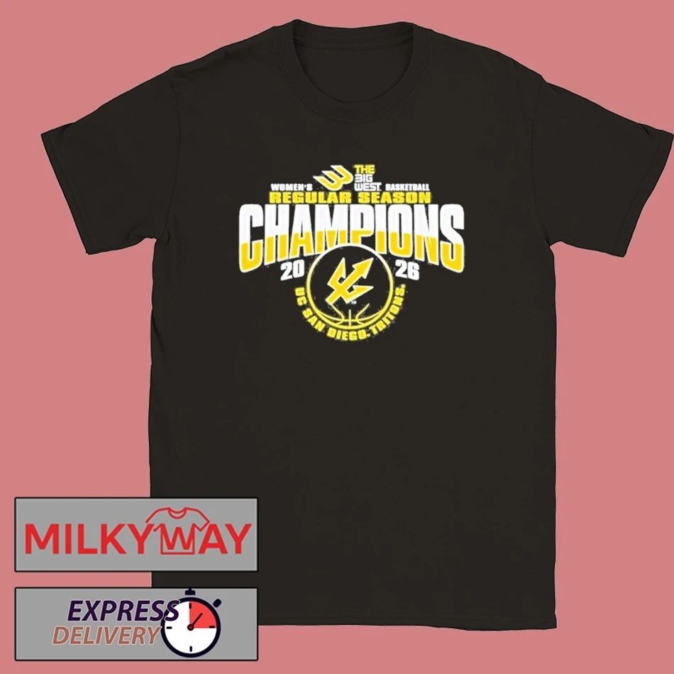 Uc San Diego Tritons The Big West Womens Basketball Regular Season Champions 2026 Shirt