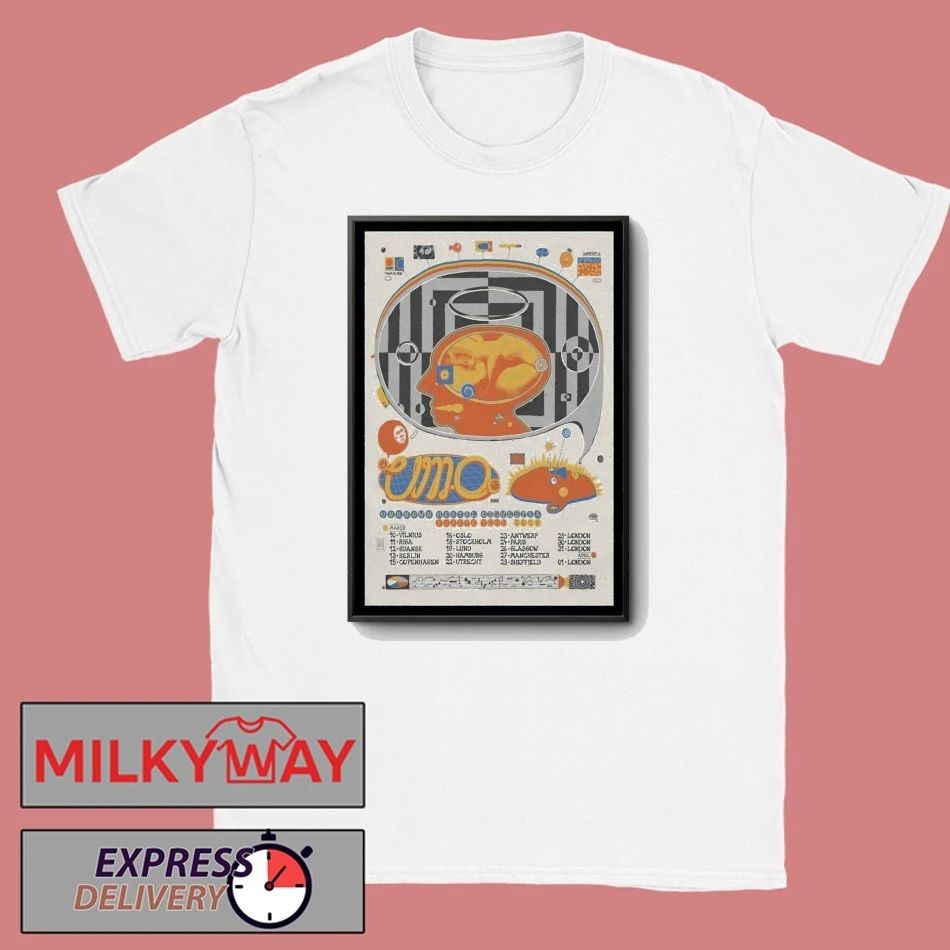 Unknown Mortal Orchestra Concert Euro Tour 2026 Poster shirt