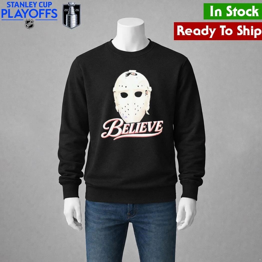 Philadelphia Flyers Ice Hockey Mask Believe Shirt