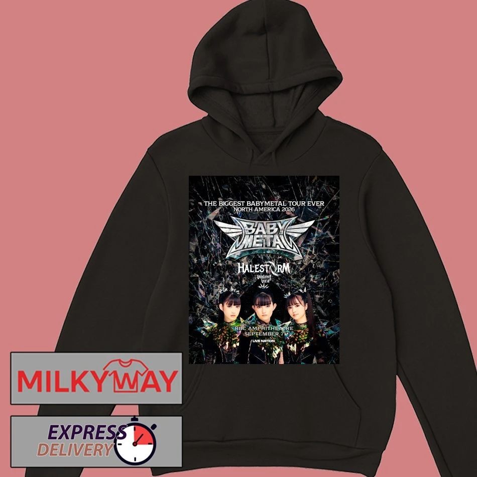 Babymetal The Biggest Babymetal Tour Ever World Tour 2026 Schedule Tour Dates Shirt