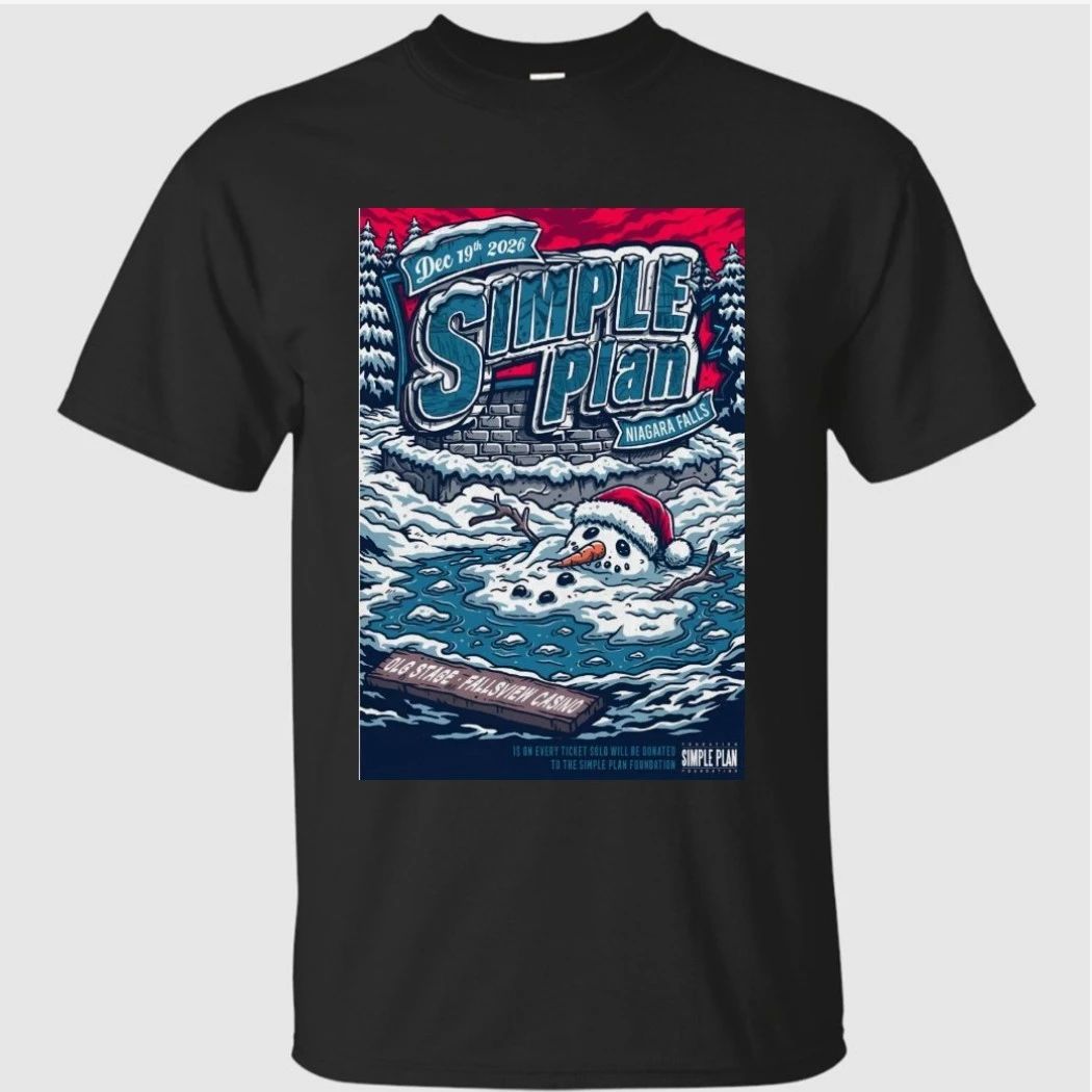 Simple Plan 12-19-2026 Niagara Falls ON Poster Shirt