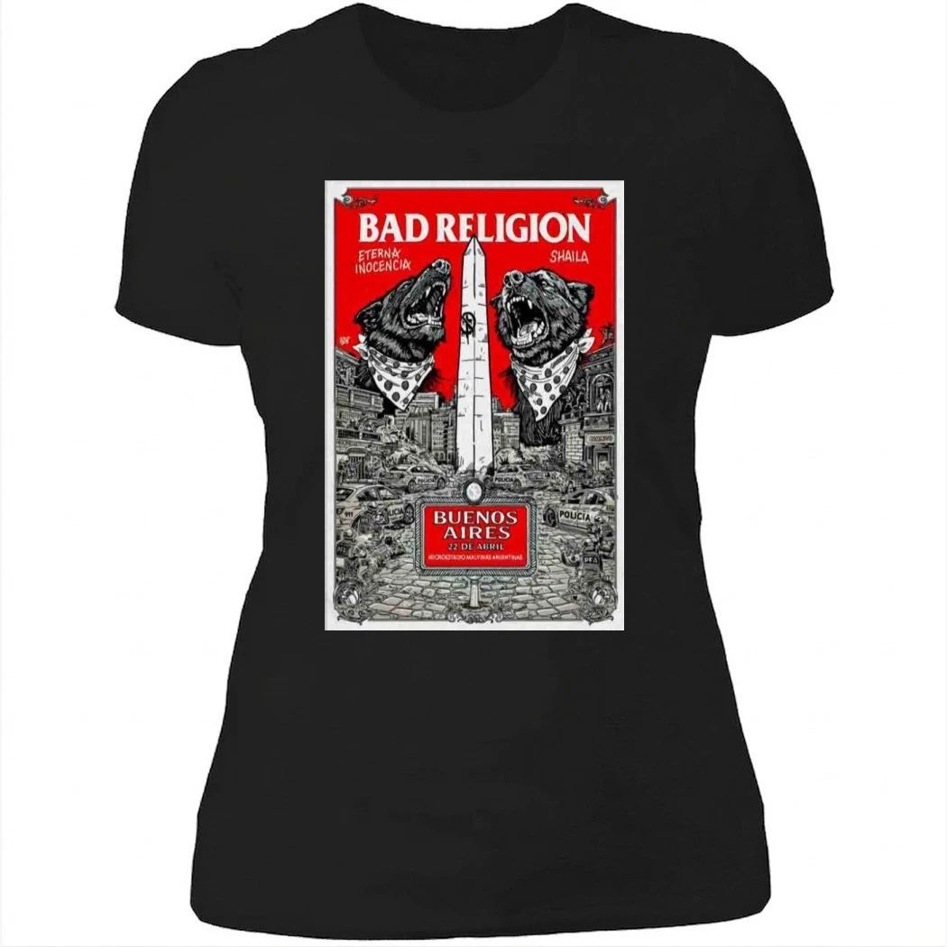 Bad Religion Apr 22 2026 Microstage Malvinas Argentinas In Buenos Aires Argentina Poster Shirt