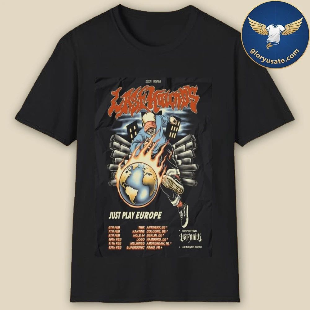 Last Hounds Europe Tour 2026 Poster Shirt