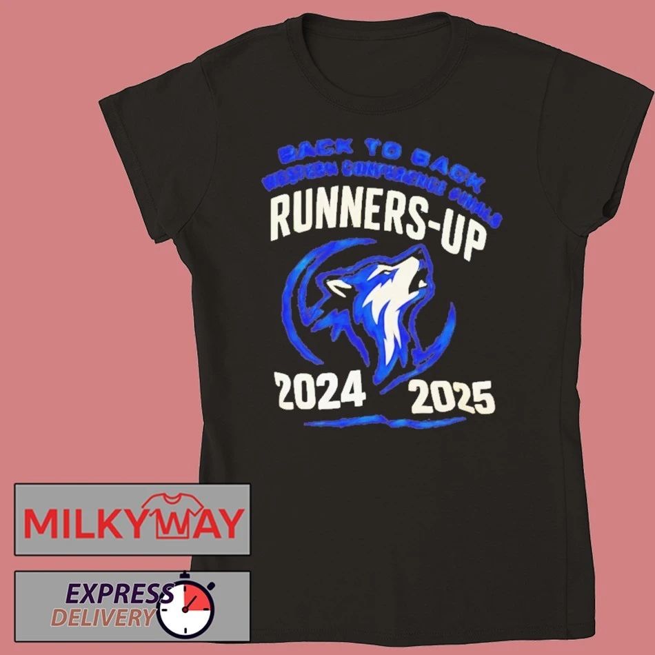 Back To Back Western Conference Finals Runners Up 2024 2025 Logo Shirt