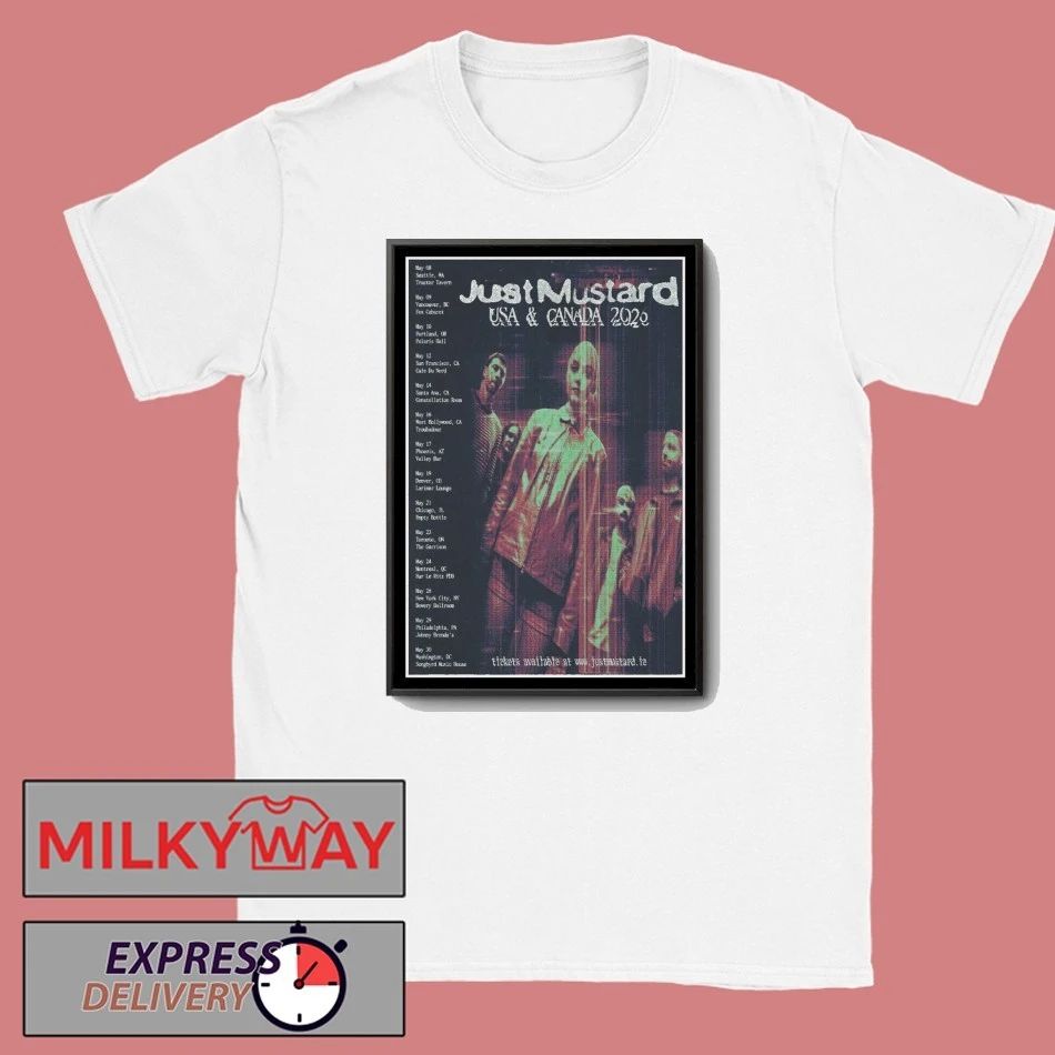 Just Mustard America And Canada Tour 2026 Poster shirt