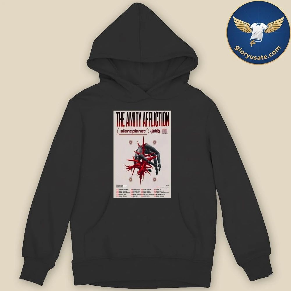 The Amity Affliction Europe & UK 2026 Poster Shirt