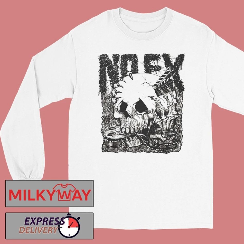 NOFX 40 Years Of Funkin’ Up Film Merch OG Film Skull Two Sided T-Shirt