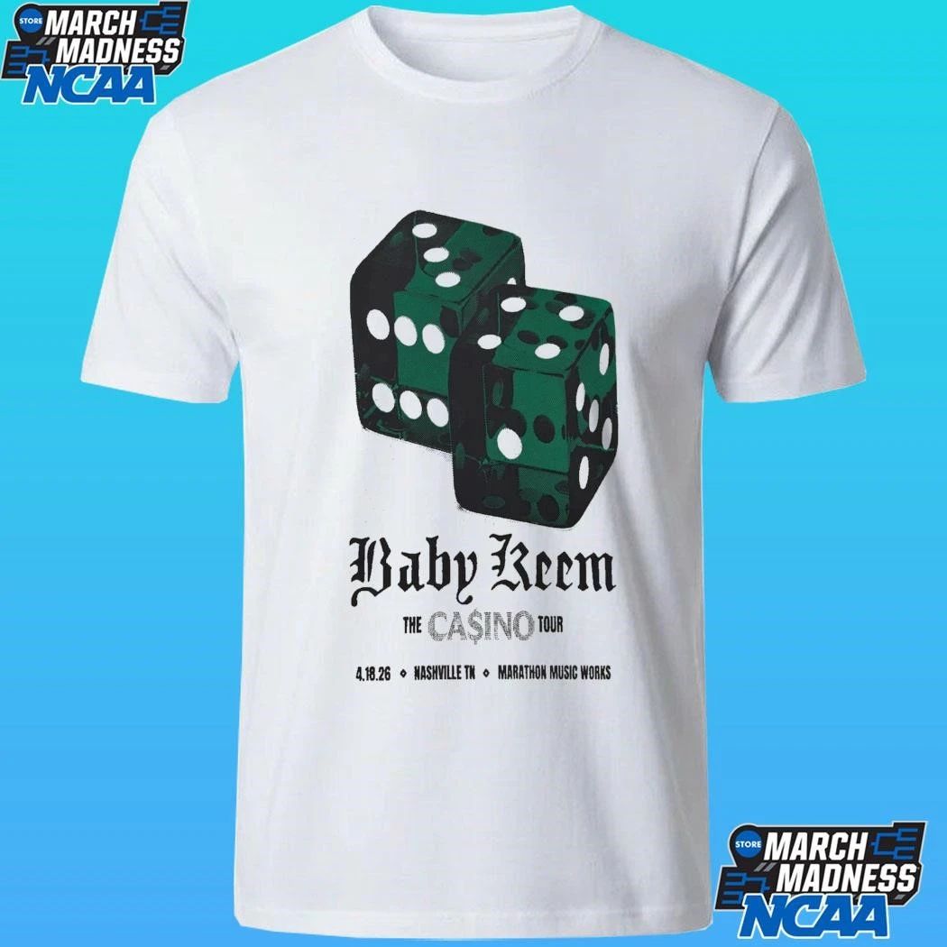 Baby Keem The Casino Tour April 18 2026 Marathon Music Works Nashville Tn Event Gig Poster Shirt
