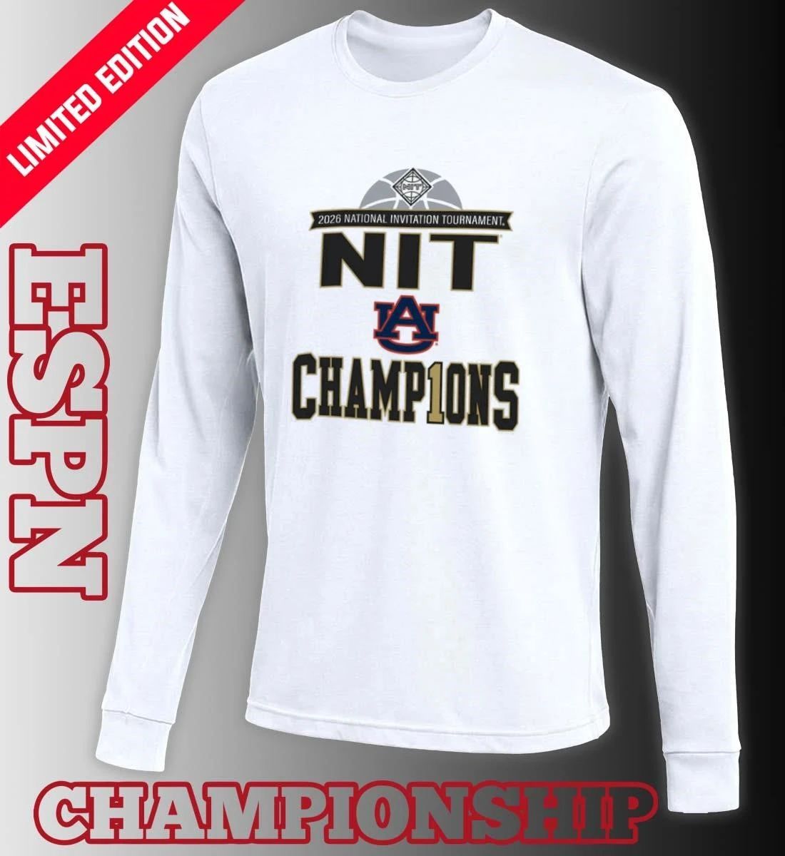 DI Men’s Basketball Postseason NIT Champions Auburn Tigers Shirt