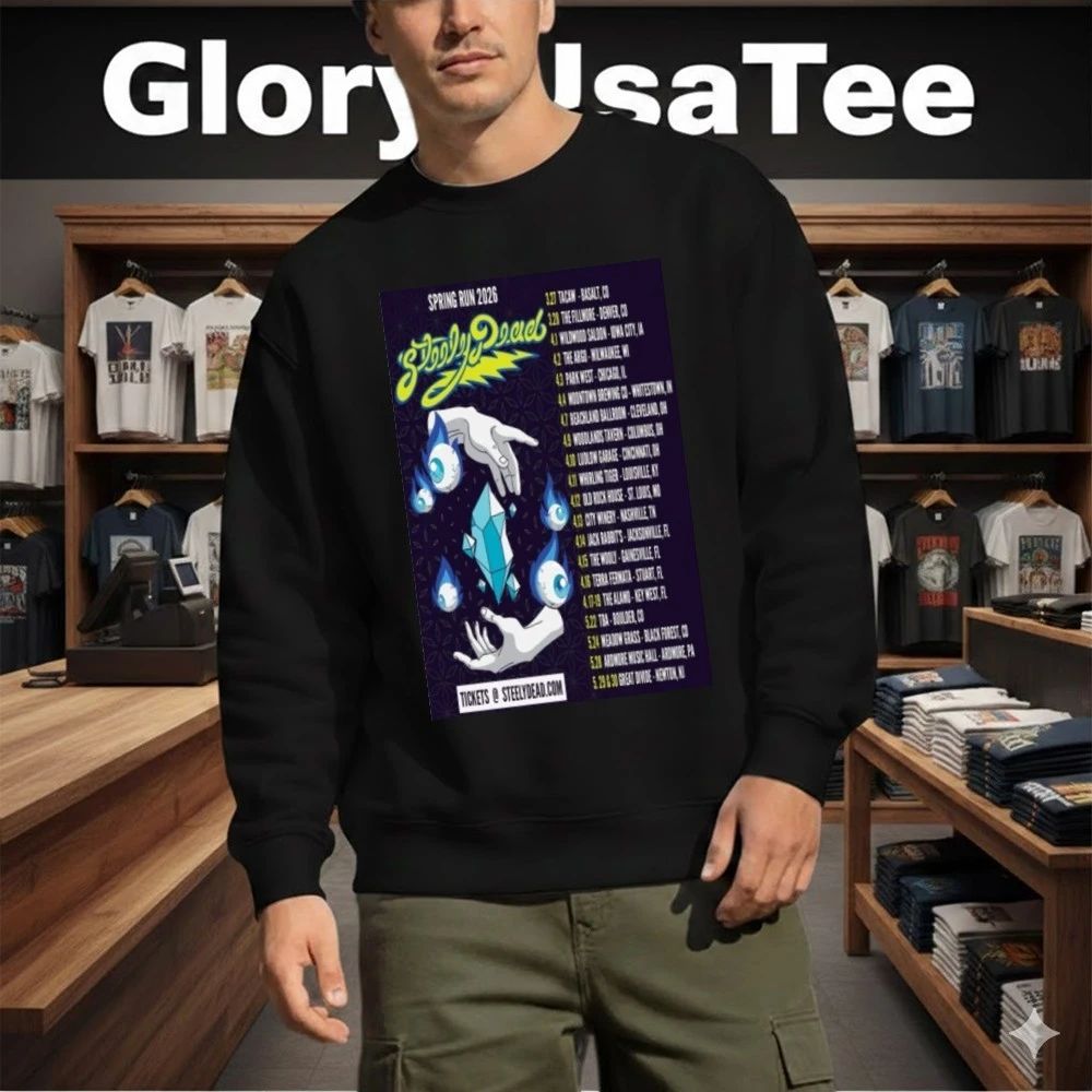 Steely Dead Spring Run 2026 Tour Poster Shirt
