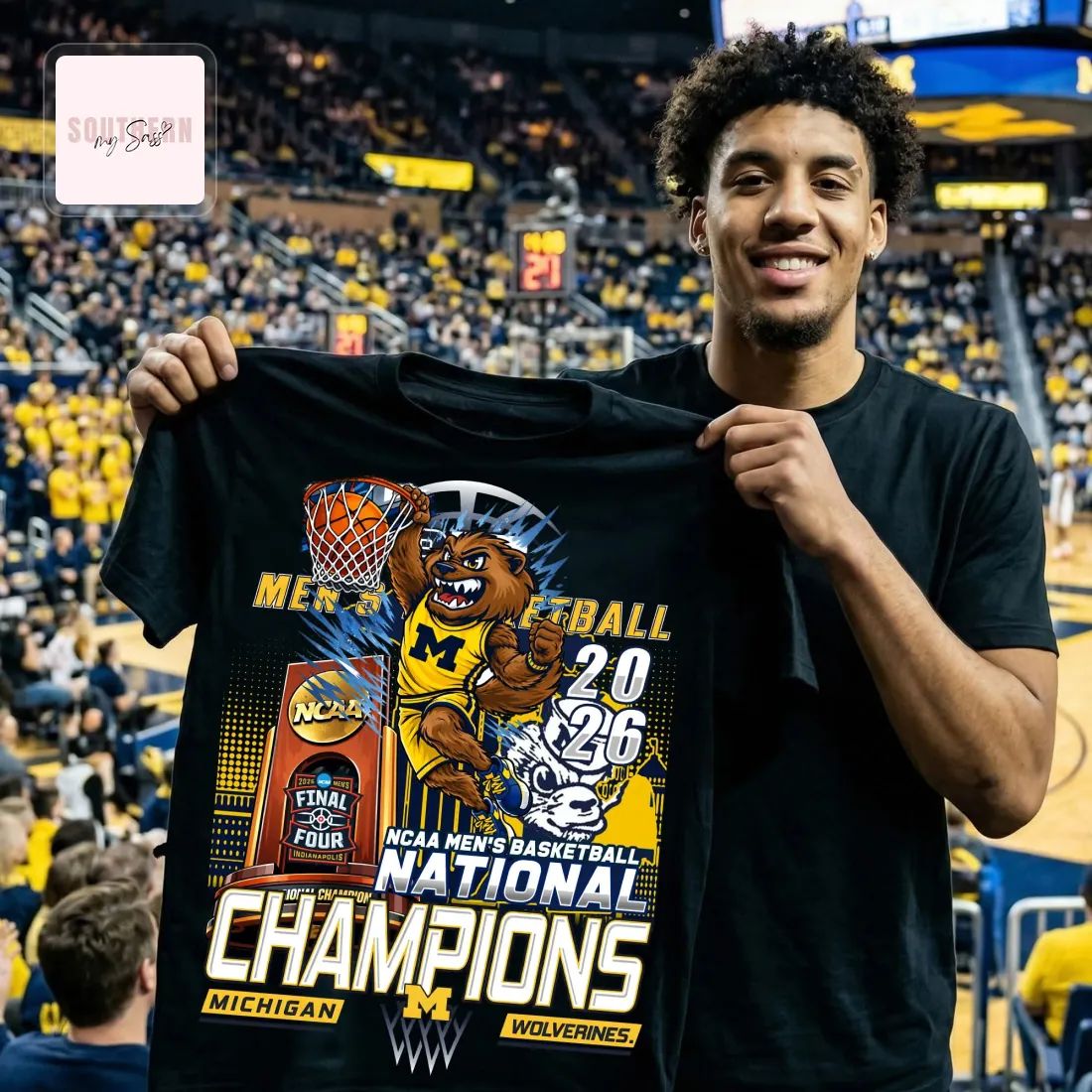 2026 Michigan Wolverines NCAA Final Four National Champions Unisex T-Shirt